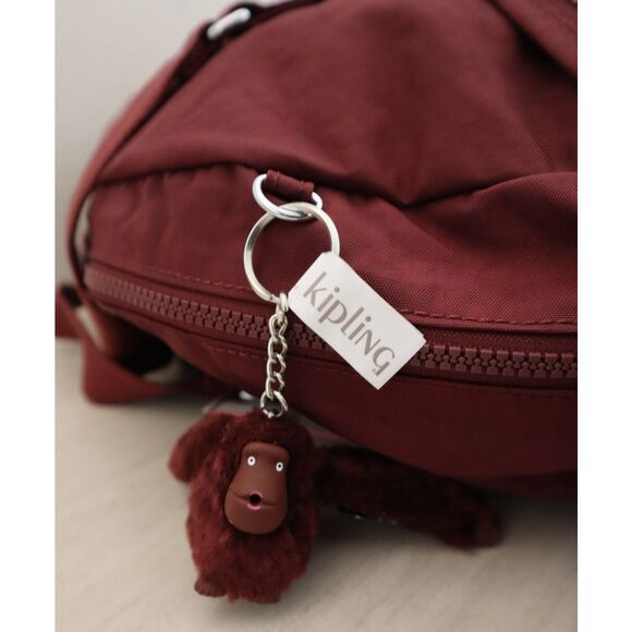 Kipling K15387-6JH WMN's Lg. Merlot/Red Eugina Crossbody Satchel Travel Bag - Picture 14 of 16